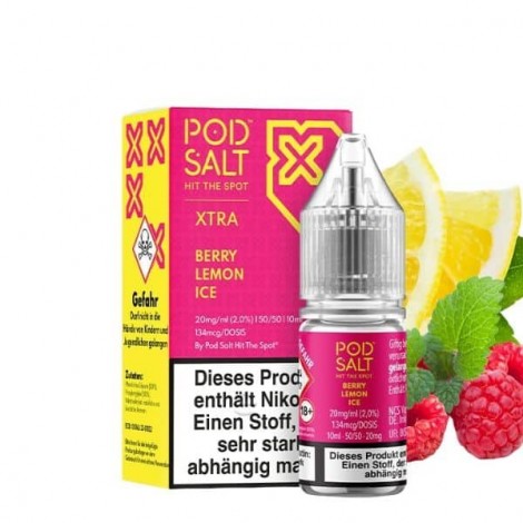 Pod Salt Xtra Nikotinsalz Liquid – Berry Lemon Ice