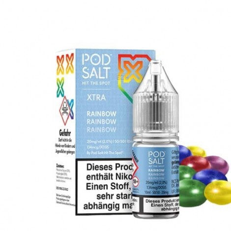 Pod Salt Xtra Nikotinsalz Liquid – Rainbow