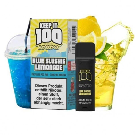 KEEP IT 100 Pod – Blue Slushie Lemonade