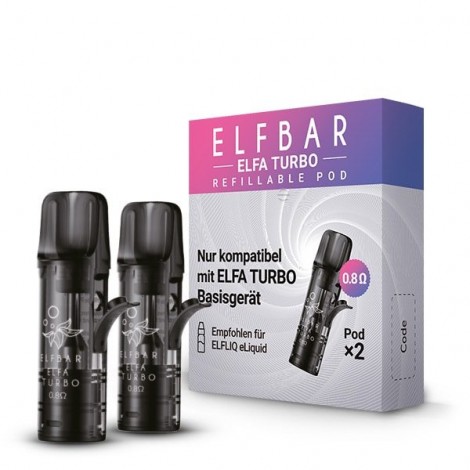 ElfBar ELFA TURBO LeerPods 0,8 Ohm