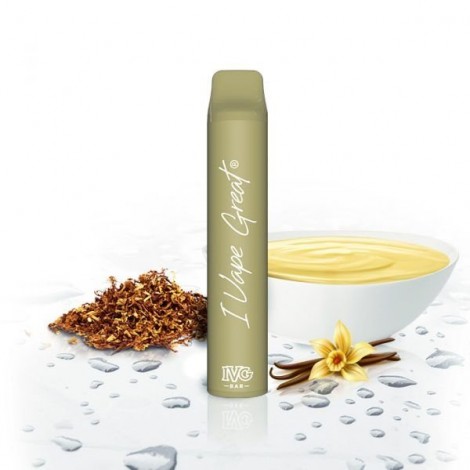 IVG Bar Einweg E-Zigarette Vanilla Custard Tobacco