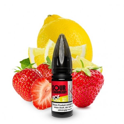 Riot Bar Edition Nikotinsalz Liquid Sour Strawberry 10ml