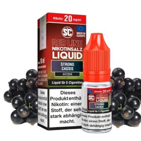 SC Red Line Nikotinsalz Liquid Strong Cassis 10ml