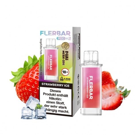 Flerbar Pod – Strawberry Ice