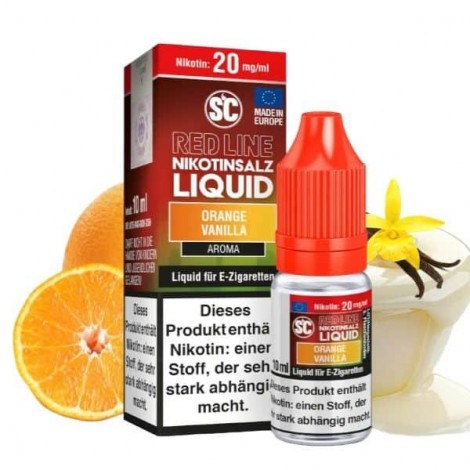 SC Red Line Nikotinsalz Liquid Orange Vanilla 10ml