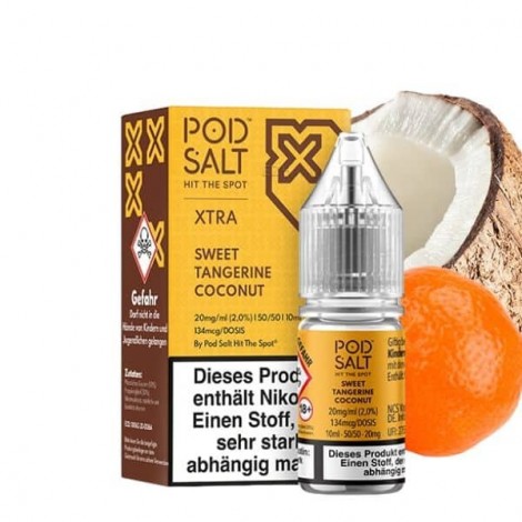 Pod Salt Xtra Nikotinsalz Liquid – Sweet Tangerine Coconut