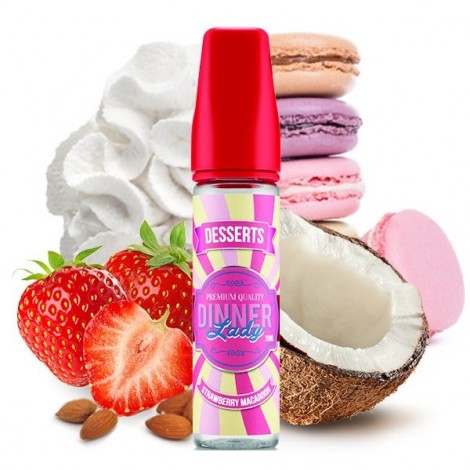 Dinner Lady Aroma Strawberry Macaroon 20ml