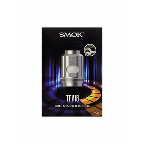 Smok TFV18 Dual Meshed Coils Verdampferköpfe 0.15 Ohm