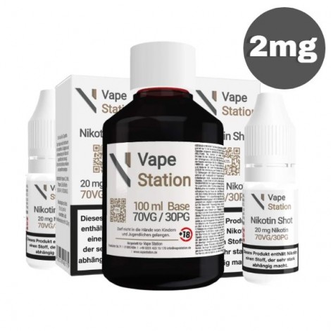 Vape Station Basenpaket 70VG/30PG 2mg