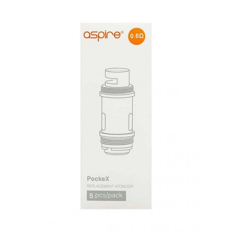 Aspire PockeX Coils Verdampferköpfe 0,6 Ohm