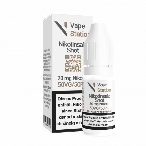 Vape Station Nikotinsalz Shot 50VG/50PG 20mg